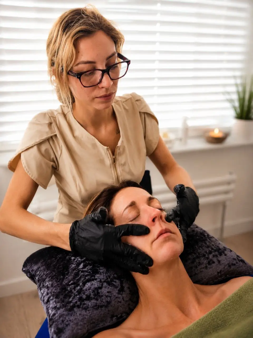 Spa treatment room